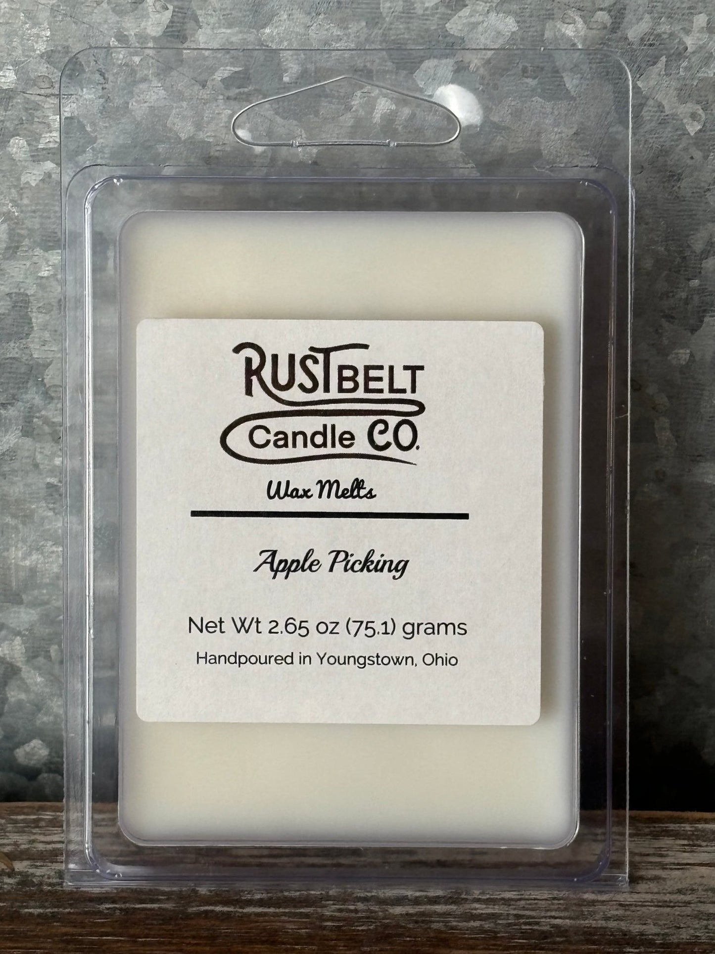 Apple Picking Scented Wax Melt - White Wax In Clamshell Packaging.